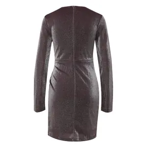 Sparkly Jersey Dress Women QS image-1