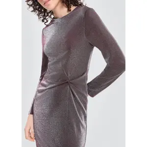 Sparkly Jersey Dress Women QS image-3