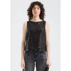 Women’s Beaded and Sequin Blouse QS image-6