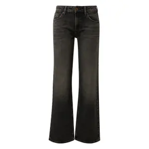 Mid-Rise Wide Leg Jeans for Women QS Catie image-0