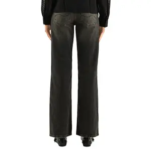 Mid-Rise Wide Leg Jeans for Women QS Catie image-5