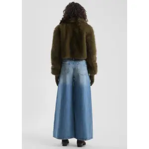 Mid Rise Wide Leg Jeans for Women QS Vanessa Mai image-4