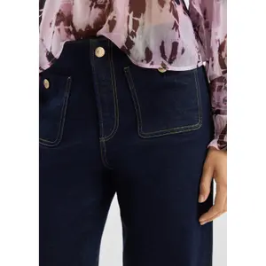 High Waist Wide Leg Jeans for Women QS image-3