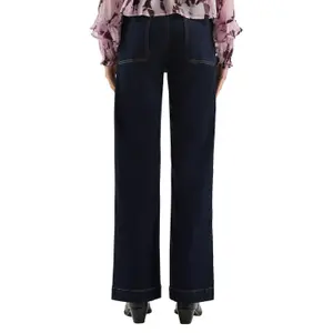 High Waist Wide Leg Jeans for Women QS image-5