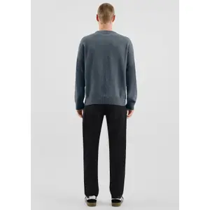 Textured Pattern Knit Pullover QS image-4