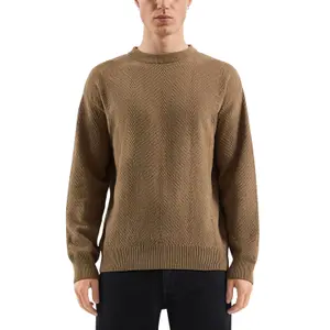 Textured Pattern Knit Pullover QS image-2