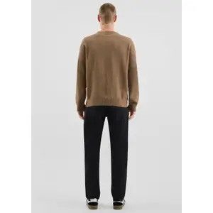Textured Pattern Knit Pullover QS image-4