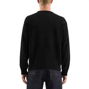Textured Pattern Knit Pullover QS image-5