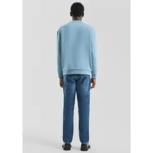 Brushed Inside Sweatshirt with Embroidered Logo QS image-4