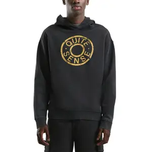 Washed Fleece Hooded Sweatshirt QS image-2