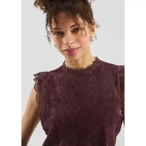 High-Quality Lace Blouse Women QS image-3