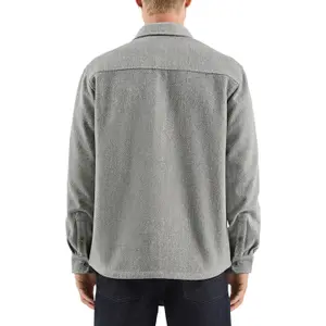Long Sleeve Overshirt with Flap Pockets QS image-5