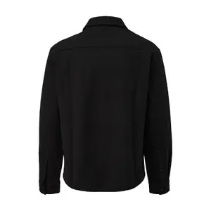 Long Sleeve Shirt with Classic Collar and Chest Pockets QS image-1