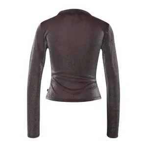 Glinster T-shirt met zijschoften dames QS image-1