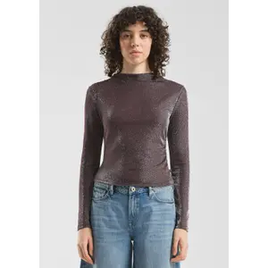 Glinster T-shirt met zijschoften dames QS image-6