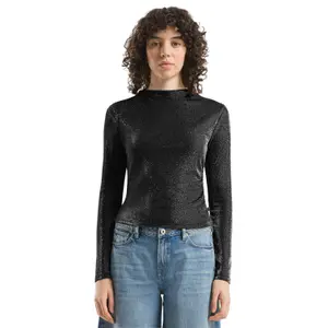 Glinster T-shirt met zijschoften dames QS image-2