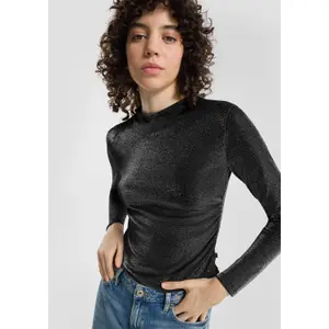 Glinster T-shirt met zijschoften dames QS image-3