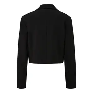 Women's cropped blazer QS image-1