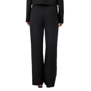 Vanessa Mai Women's Fluid Wide-Leg Trousers in Twill Collection QS image-5