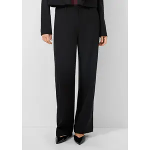 Vanessa Mai Women's Fluid Wide-Leg Trousers in Twill Collection QS image-6