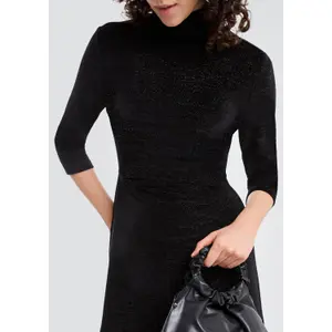 Women’s Sparkly Jersey Knit Dress QS image-3