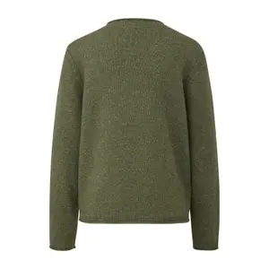 Heathered Sweater with Rolled Edges for Women QS image-1