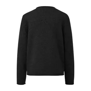 Heathered Sweater with Rolled Edges for Women QS image-1