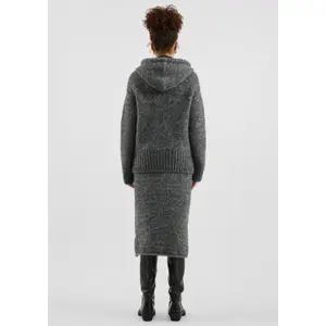 Wool Knit Sweater with Embroidery for Women QS image-4