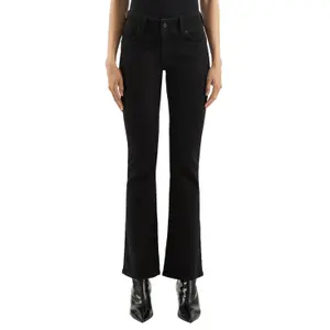 Mid-Rise Bootcut Jeans for Women QS Catie image-2