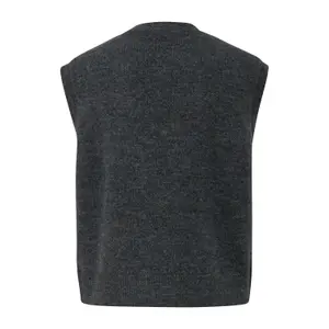 Woman's Knit Top with Rhinestones at the Armholes QS image-1