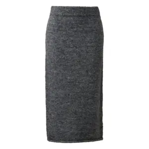 Women’s Fitted Midi Skirt in Marled Knit QS image-0