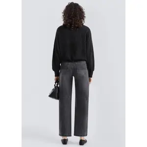 Sequin Sweatshirt with Dropped Shoulders Women QS image-4