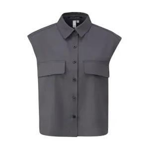 Women's Gilet with Patch Pockets QS image-0