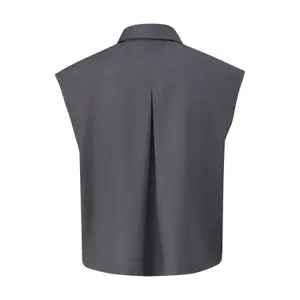 Women's Gilet with Patch Pockets QS image-1