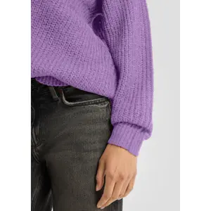 Womens V Neck Knit Sweater QS Regular Fit image-3