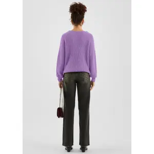Womens V Neck Knit Sweater QS Regular Fit image-4