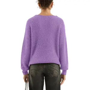 Womens V Neck Knit Sweater QS Regular Fit image-5