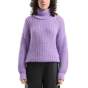 Loose Fit Knit Roll Neck Jumper Women QS image-2