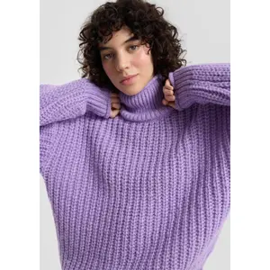Loose Fit Knit Roll Neck Jumper Women QS image-3