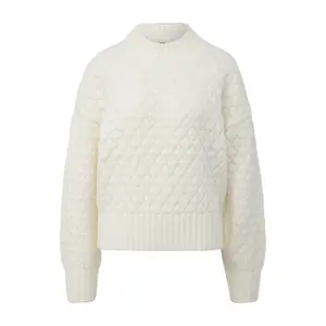 Dropped Shoulder Structured Jumper Women QS Loose Fit image-0