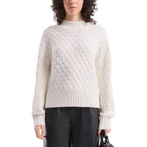 Dropped Shoulder Structured Jumper Women QS Loose Fit image-2