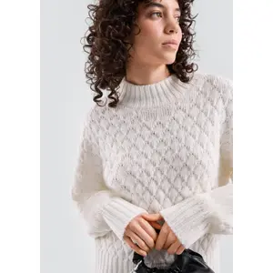 Dropped Shoulder Structured Jumper Women QS Loose Fit image-3