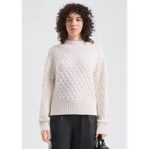 Dropped Shoulder Structured Jumper Women QS Loose Fit image-6