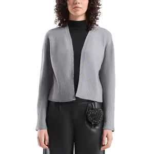 Fine Knit Cardigan Women QS image-2