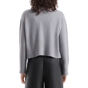 Fine Knit Cardigan Women QS image-5