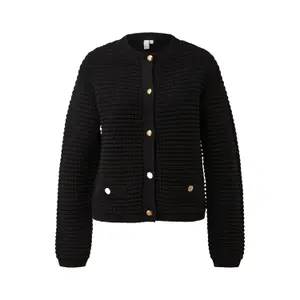Women's Cotton Cardigan with Buttons QS image-0
