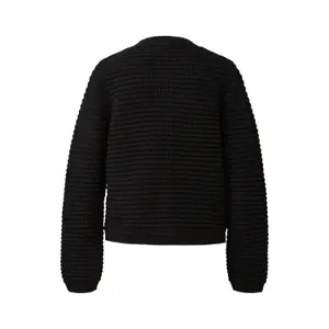 Women's Cotton Cardigan with Buttons QS image-1