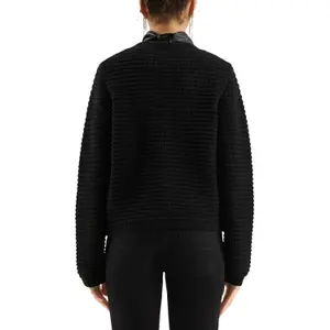 Women's Cotton Cardigan with Buttons QS image-5