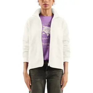 Women's Zip Fleece and Welt Pockets QS image-2
