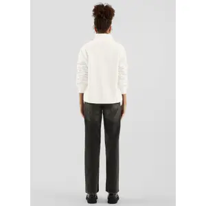 Women's Zip Fleece and Welt Pockets QS image-4